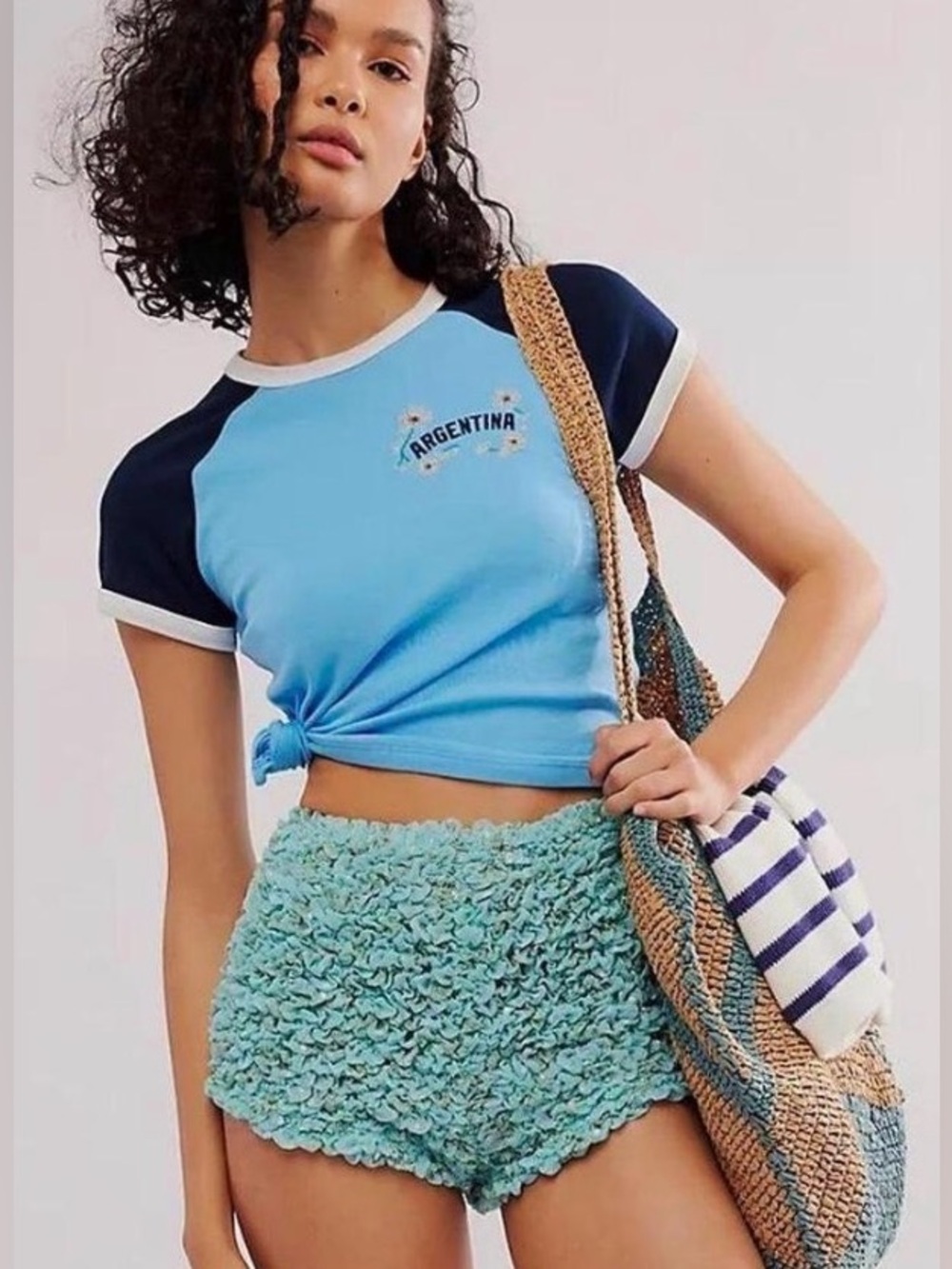 NWOT Free People Intimately Scrunch It Up Shorts Sz Large